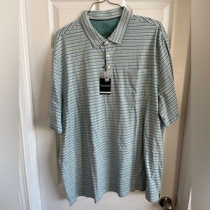 Jos. A. Banks polo shirt, light green,4xlt, tailored fit, NWT, #14